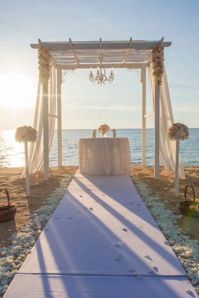 Photo of beach wedding